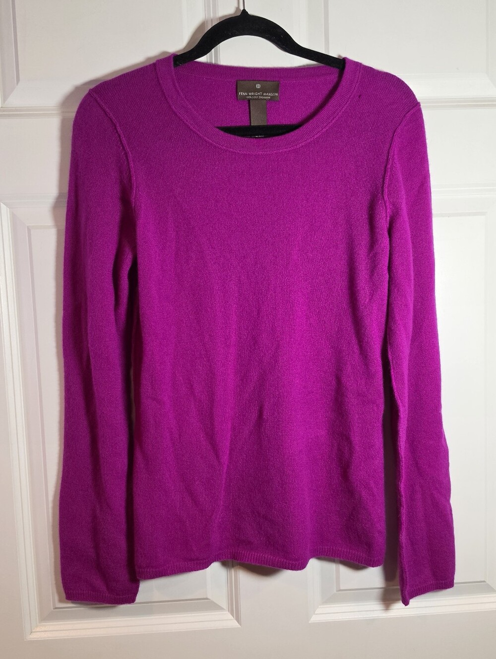Fenn Wright Manson 2 Ply Cashmere Bright Magenta Sweater M